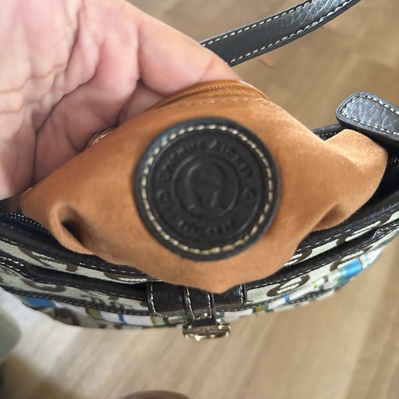 Stylish Brown and Blue Patterned Women's Bag - Picture 2 of 5